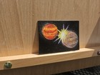 ACEO Original Space Planet #1 Oil Pastel & Acrylic  Glitterarcadestudio — photo 3