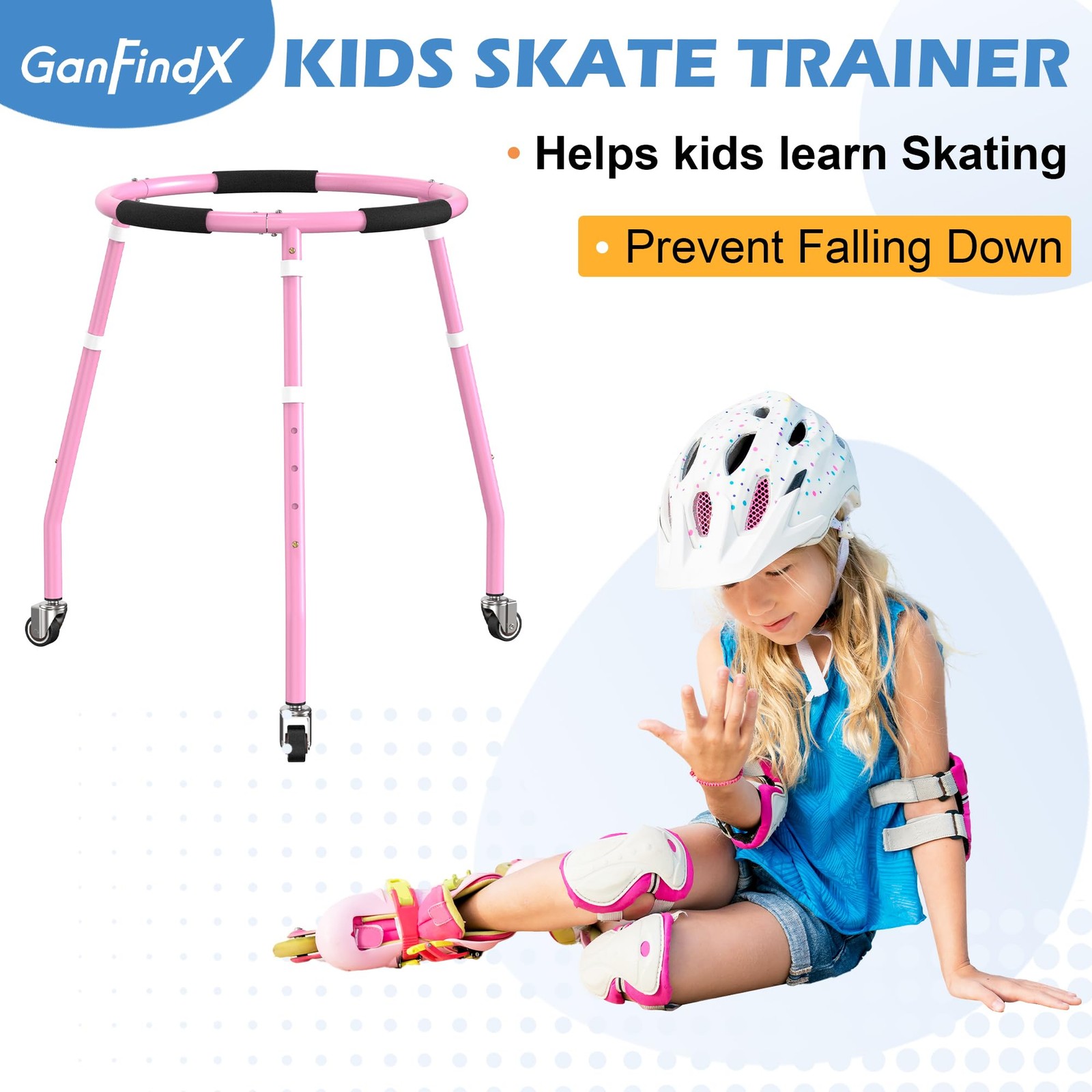 Skater Aid for Kids Roller Skating, Roller Skate Trainer for Kids Toddler Adj...