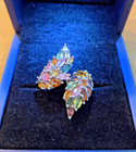 Tourmaline Angel Wings Ladie's Ring - 925 Silver - Size 6 - 5.53g - Multicolor — photo 3