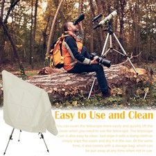 Protective Telescope Cover 150x85cm for Outdoor Dust Rain and UV Shielding