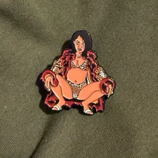 Lil' Kim Hardcore Pin - 1990s boom bap hip hop, Bad Boy Records Uptown Queen Bee
