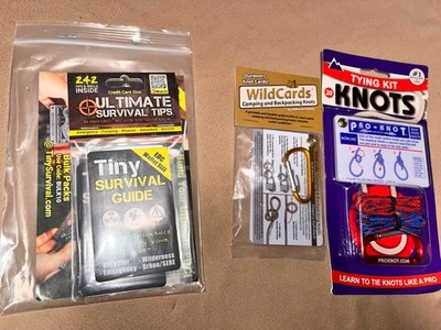 Survival Guide Kit 3pcs. All New. 