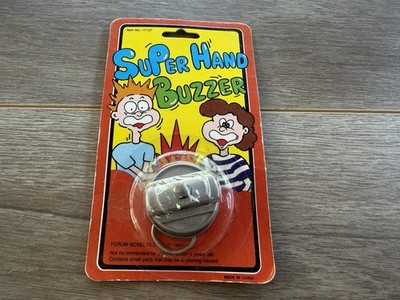 Vintage 1990 Super Hand Buzzer Novelty Dime Store Gag Joke Trick New NOS
