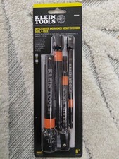 Klein Tools Set Of 4 6-inch Impact Driver And Socket Extension Bar Set 65038a