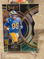2023 Select Black and Green Prizm Die Cut #113 Aaron Donald