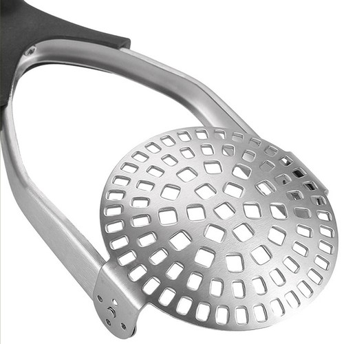 Non-Slip Handle Potato Ricer Comfort Grip Vegetable Smasher Complementary Food - Picture 7 of 8
