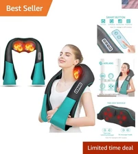 Shiatsu Neck Massager Pillow with Car and AC Adapter - Perfect for Relaxation