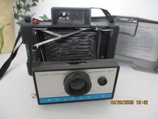Polaroid Automatic Land Camera Model 210 Vintage With Cold Clip and Hard Case