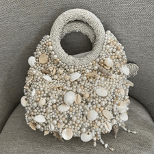 Beaded Seashell Clutch
