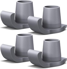 Walker Ski Glides, 4 Pack 1-1/8 inch Universal Fit Walker Accessories lt r