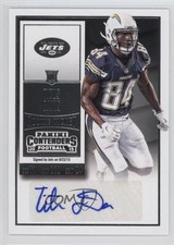 2015 Panini Contenders Rookie Ticket Titus Davis (Team Logo) #155 Auto 0c2