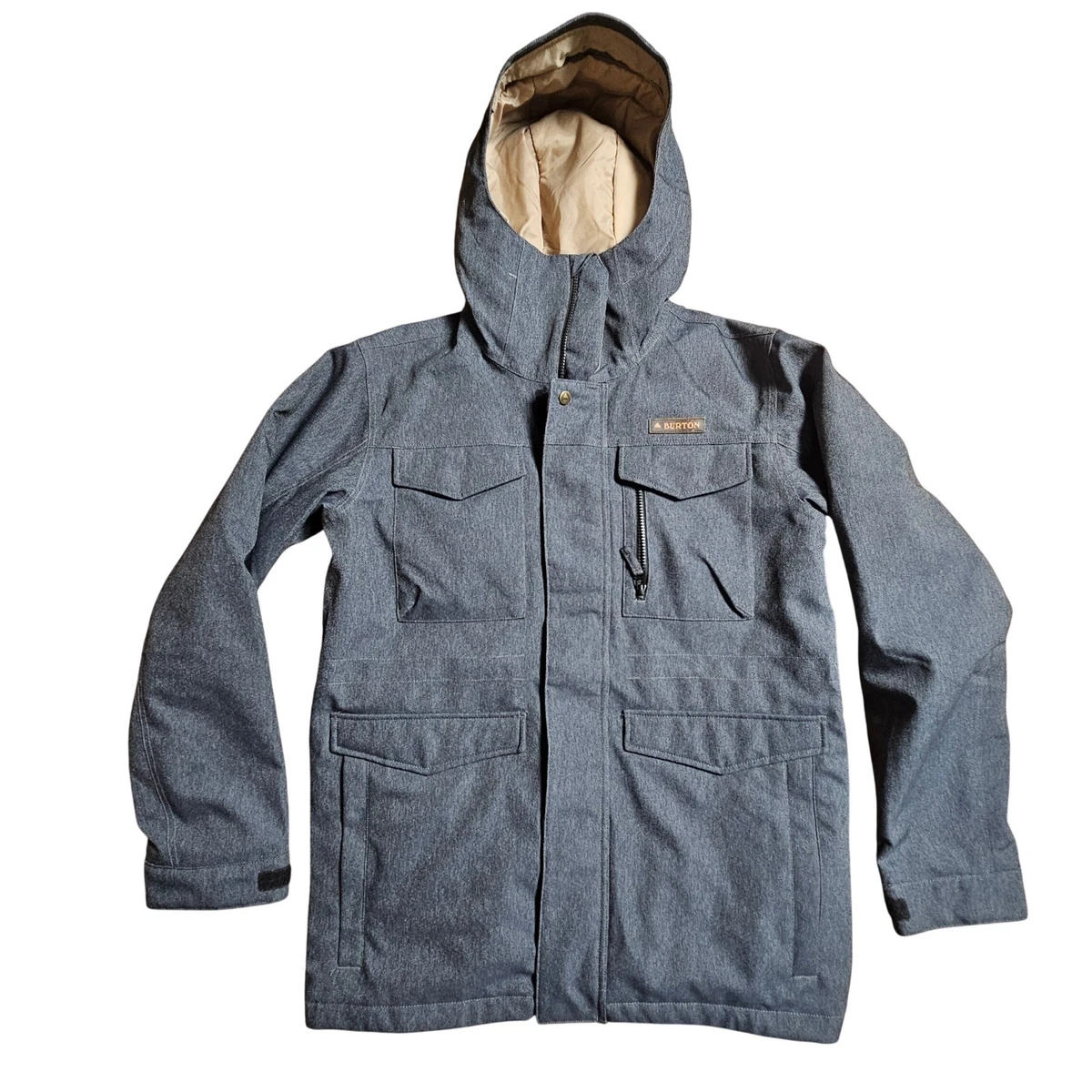 BURTON DRYRIDE スノーボードジャケット M Burton DryRide Mens Small Freemont Charcoal Gray Black Ski