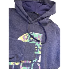 THE NORTH FACE Hooded Sweatshirt Hoodie Womens Large Pullover Purple