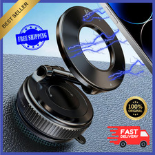360 Vacuum Magnetic Phone Holder Adjustable Suction Cup Car Mount Foldable Stand