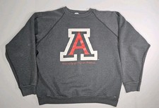 Vintage 90's Arizona Wildcats Gray Crewneck Pullover Sweatshirt XL