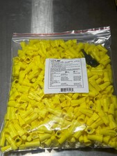  500 PC Yellow Twist-On Wire Connectors nuts 18-12awg Wing Nut UL With Tool Kit