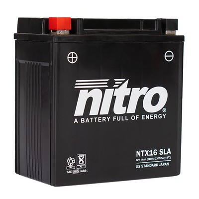 Nitro Batterie 12V 14AH YTX16-BS Gel (für: Triumph Tiger 800 XR ABS A082 15-16 )