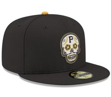 Pittsburgh Pirates Hat Size 7 1/4 Fitted New Era Day of the Dead Edition Cap