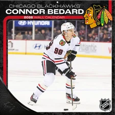 Turner Licensing,  NHL Chicago Blackhawks Connor Bedard 2026 Wall Calendar, 12''