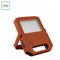 Led Fluter Solar Strahler 10W Orange 1000Lm IP54 Kaltweiß 6000K Mit Powerbank