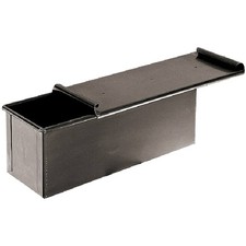 WORLD CUISINE BLUE STEEL BREAD PAN WITH LID, 7-7/8" X 4" X 4" 41748-20
