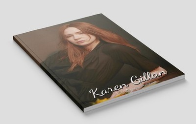 Karen Gillan Brief Biography Photo Book in 2 versions soft/hardback