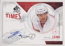 2009-10 SP Authentic Sign of the Times Ville Leino #ST-VL Auto 1t6