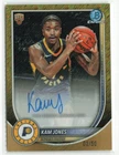 2025-26 Bowman Kam Jones #BCA-KO Gold Geometric Auto RC /50