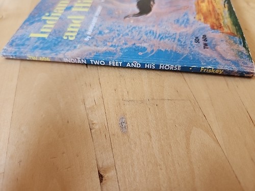 Indian Two Feet and His Horse Margaret Friskey 1970 softcover 9th Printing - Foto 13 di 18