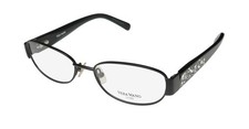 Vera Wang Luxe Garland 2 Eyeglasses Black 50 MM NEW