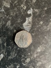 2018 Paddington Bear At The Station 50p Fifty Pence Coin