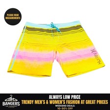 Hurley Phantom Board Shorts Men Size 42 Multicolor Sunset Colored Pocket 9720