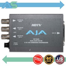 AJA HD10AM 8-Channel Analog Audio Embedder Disembedder HD SD-SDI Mini Converter