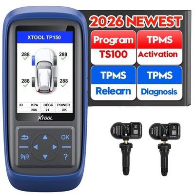 XTOOL TP150+2 Stk. TS100PRO TPMS-Programmiergerät OBD2-Scanner Diagnosegerät