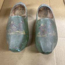Vintage Dutch Wooden Clogs made in Holland