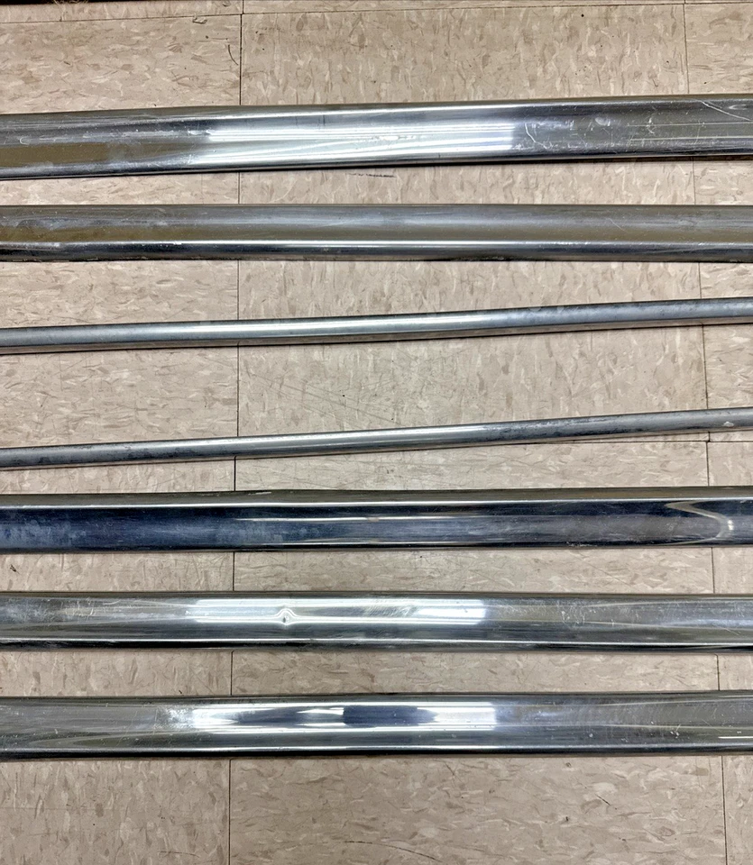 RH LH  Fender Door 1/4 Fin Trim Set 1958 Chevrolet Yeoman Del Ray 2 Door Wagons - Image 4 of 4