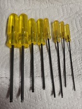 Bondhus BSX8 SAE Hex/Allen Screwdriver Set 8-Piece Anti-Roll Yellow/Black