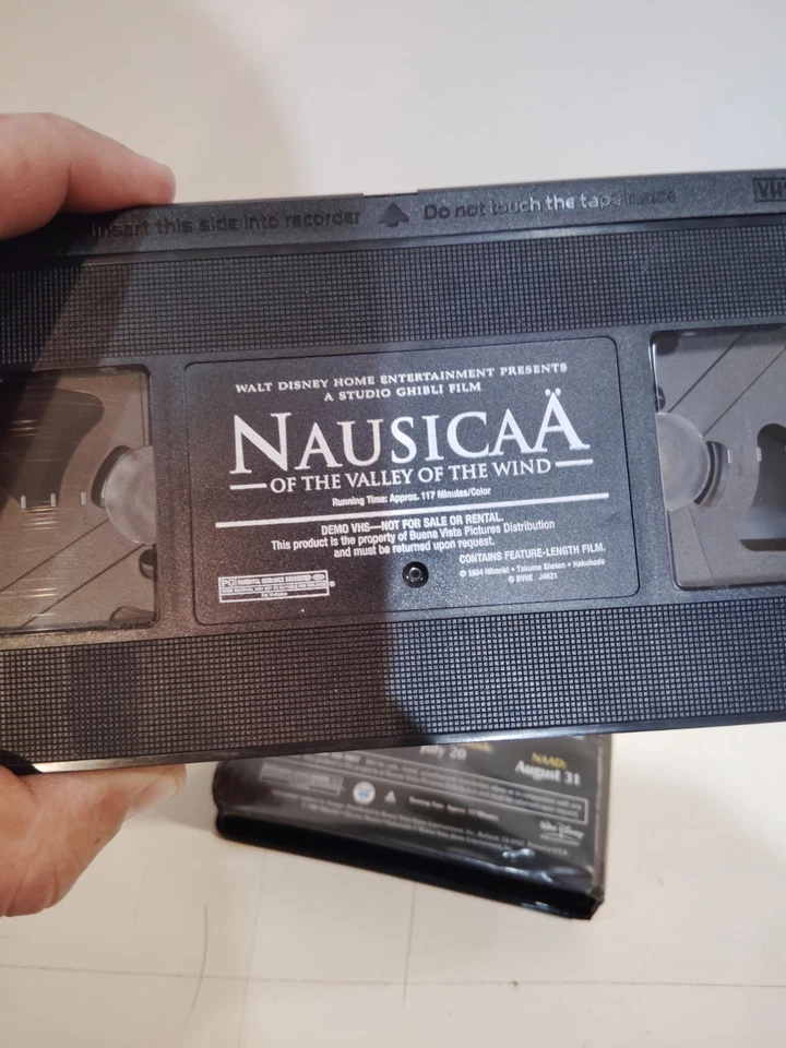 Nausicaa of the Valley of the Wind Studio Ghibli VHS Screener Demo English Rare - Imagen 4 de 4