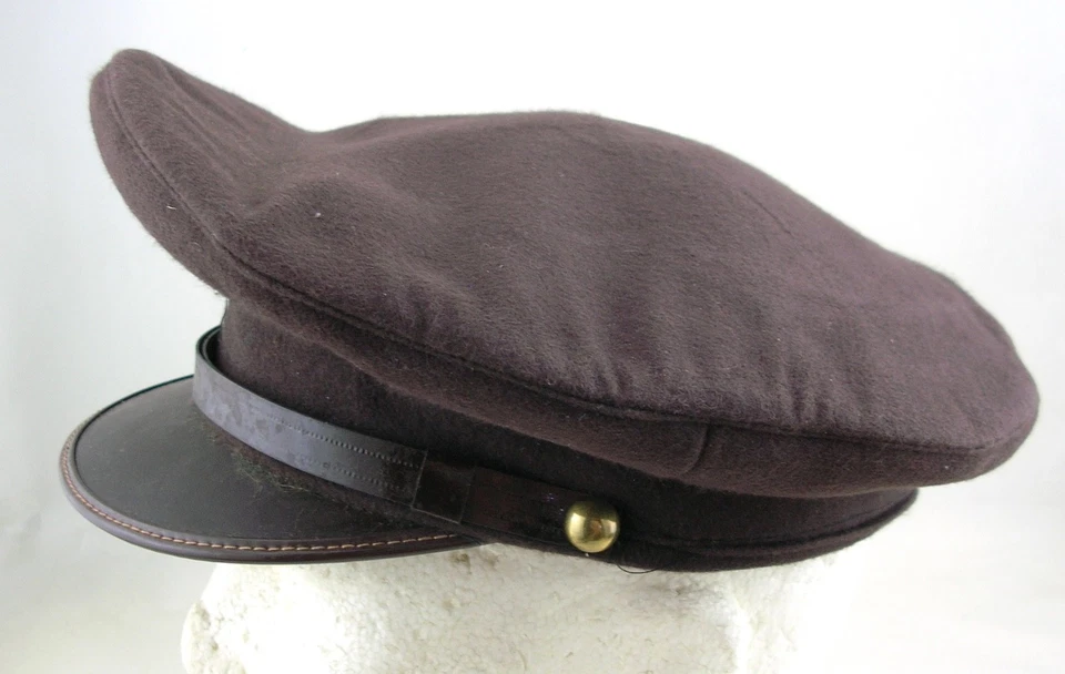 VINTAGE ANNI '60 ESERCITO ITALIANO CAPPELLO A VISIERA POMPIERI OBSOLETO - Immagine 2 di 4