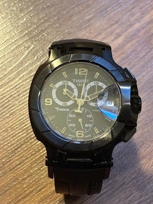 Tissot T-Race Chronograph Herrenuhr | T048417 A | Saphirglas | Schwarz | Geprüft