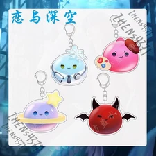 Widget Keychain Love and Deepspace Keyring Cute Cartoon Bag Pendant Creativity