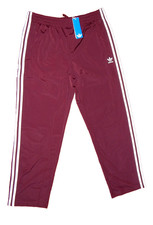 Adidas Originals Men's Firebird Track Pants Size M , L or XL Maroon White IN4678