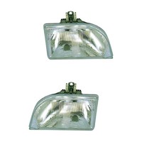 Halogen Scheinwerfer Set Links & Rechts Hauptscheinwerfer FüR Ford Fiesta III