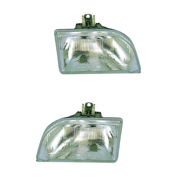 Halogen Scheinwerfer Set Links & Rechts Hauptscheinwerfer FüR Ford Fiesta III-image