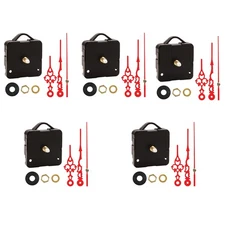 5pcs Clock Motor New For Wall Clock Replacement Movement Parts Quartz Time Hands