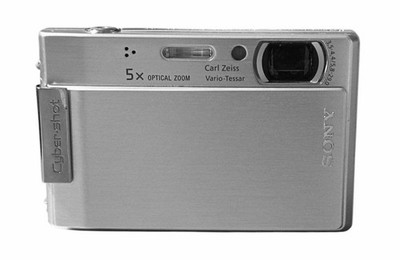 Sony Cyber-shot DSC-T100 Silver Compact Digital Camera 5x Zoom