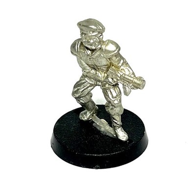 Warzone Mutant Chronicles Capitol Free Marine Metal Mini Vintage OOP 1995