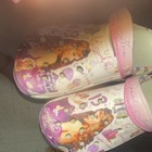 Girls Taylor Swift Graphic Print Slip-On Clogs Adjustable Strap White Pink 40 — photo 2