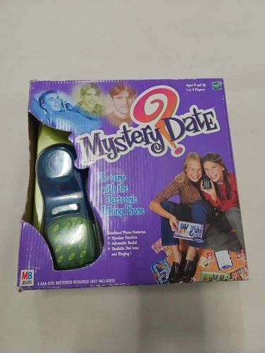 Mystery Date Game 1999 Vintage Board Game 90s VTG Barbie Nickelodeon Disney Nob