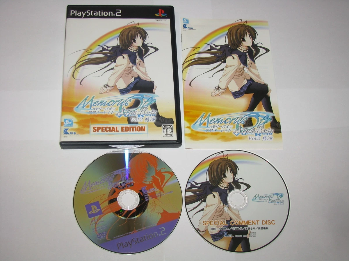 【PS2】Memories Offアフターレイン2 Memories Off After Rain Vol. 2 Souen Special Edition PS2 Japan